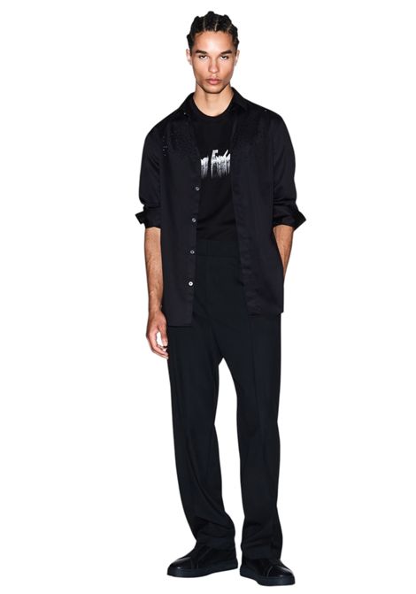 T-shirt regular fit con stampa spray ARMANI EXCHANGE | T-shirt | XM001462 AF10364UC001